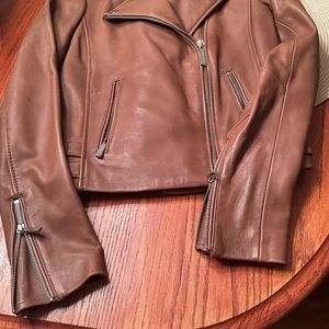 Michael Kors XS Genuine Leather Jacket